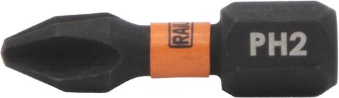 Phillips Reduced #2 Impact Driver Bit - Railer Impact Grade Phillips Reduced #2 Drywall Screw Bits. (25 Pack) in Saudi Arabia