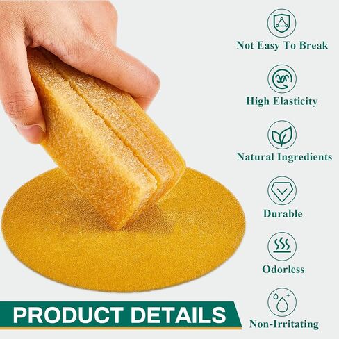 Frienda 4 Pcs Sandpaper Cleaner Stick, 8" Long Abrasive Cleaning Stick for Sanding Discs, Sandpaper Belts, Skateboards, Natural Rubber Eraser Stick for Dirt, Debris, Clean Sander, Remove Sawdust in Saudi Arabia
