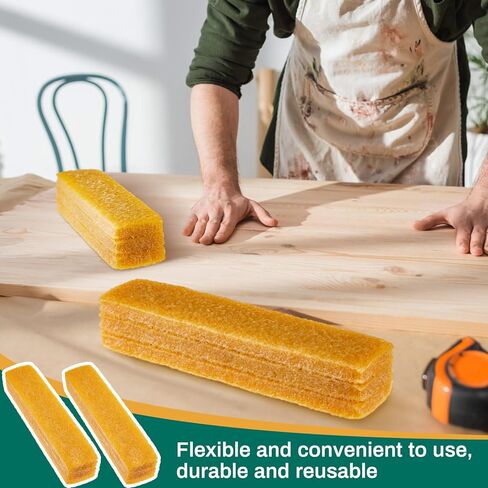 Frienda 4 Pcs Sandpaper Cleaner Stick, 8" Long Abrasive Cleaning Stick for Sanding Discs, Sandpaper Belts, Skateboards, Natural Rubber Eraser Stick for Dirt, Debris, Clean Sander, Remove Sawdust in Saudi Arabia