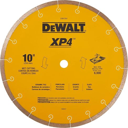 شفرة الماس للبلاط، قطع مبلل، 25.4 سم × .060 بوصة (DW4764) من شركة ديوال in Kuwait