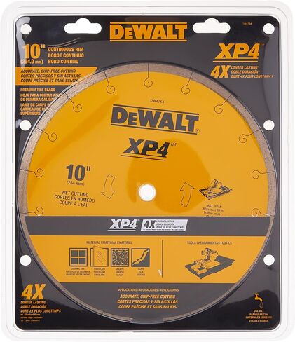 شفرة الماس للبلاط، قطع مبلل، 25.4 سم × .060 بوصة (DW4764) من شركة ديوال in Kuwait