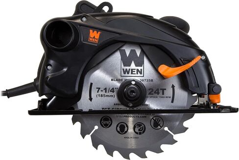 WEN Cordless Circular Saw, 6.5-Inch Blade with 20V Max 4.0 Ah Lithium-Ion Battery and Charger (20625) in Saudi Arabia
