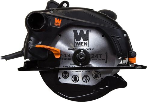WEN Cordless Circular Saw, 6.5-Inch Blade with 20V Max 4.0 Ah Lithium-Ion Battery and Charger (20625) in Saudi Arabia