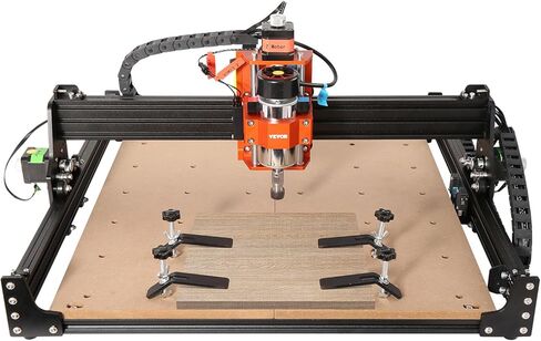 آلة التوجيه VEVOR CNC، 300 وات، 3 محاور GRBL للتحكم في نقش الخشب ونحت مجموعة أدوات الطحن، 400 × 400 × 75 مم / 15.7 × 15.7 × 2.95 في منطقة العمل 1200 دورة في الدقيقة للخشب الأكريليك MDF PVC الرغوة البلاستيكية in Kuwait