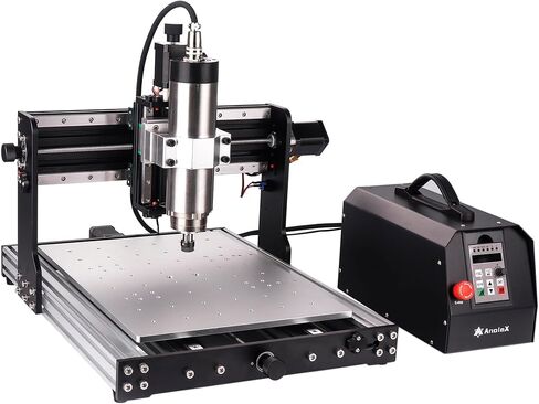 مجموعات محرك المغزل CNC 110 فولت 1.5 كيلو وات، مغزل VFD مبرد بالهواء AnoleX Φ65 مم مع أطواق ER11 لآلة التوجيه CNC in Kuwait