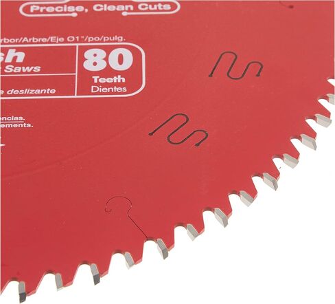 فرويد D1280X ديابلو 12 بوصة 80 سن ATB شفرة منشار متقاطع مع 1 بوصة، أحمر in Kuwait