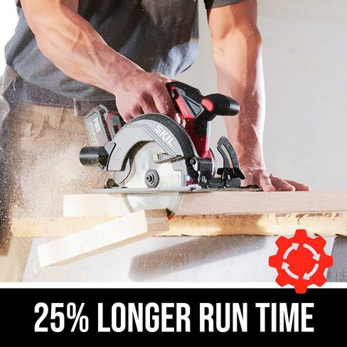 SKIL PWR CORE 20 Brushless 20V 6-1/2'' Circular Saw Kit, Includes 4.0 Ah Battery, PWR ASSIST UBS Adapter AND PWR JUMP Chargers - CR5413-1A in Saudi Arabia