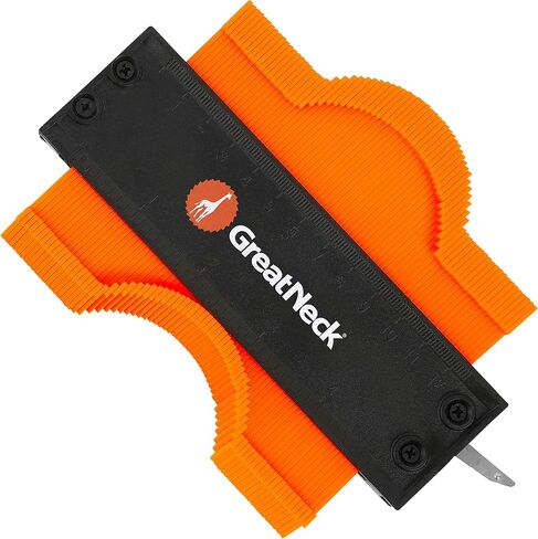مقياس محيط 10 بوصة من GreatNeck 74591، محيط 10 بوصة، مقياس تكرار محيط مع قفل، أشكال جهاز محيطي سهلة لمعظم الأشكال، ضبط إحكام in Kuwait