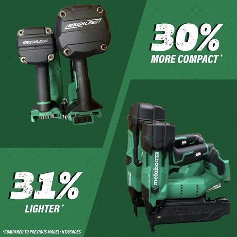 Bundle of Metabo HPT 18V MultiVolt™ Cordless 18 Gauge Brad Nailer Kit + Metabo HPT 18V MultiVolt™ Cordless Miter Saw | C1810DFAQ4 in Saudi Arabia