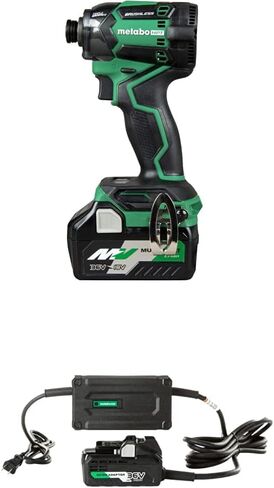 Metabo HPT 36V MultiVolt ™ طقم مفكات تأثير المطرقة الثلاثية اللاسلكية BOLT مع مجموعة أدوات تأطير لاسلكية متعددة فولت 36 فولت in Saudi Arabia