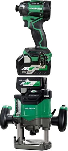 Metabo HPT 36V MultiVolt ™ طقم مفكات تأثير المطرقة الثلاثية اللاسلكية BOLT مع مجموعة أدوات تأطير لاسلكية متعددة فولت 36 فولت in Saudi Arabia
