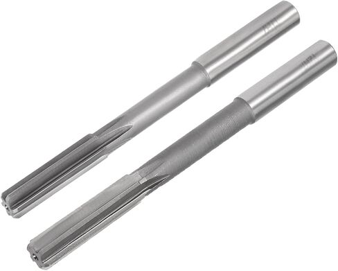 uxcell 11mm and 12mm Chucking Reamer Set, H7 Lathe Machine Reamer 6 Straight Flutes, Round Shank Milling Cutting Tool, for Metal Non-Ferrous Metal Copper 2pcs in Saudi Arabia
