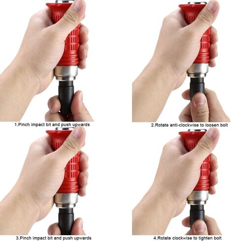 مجموعات لقم مفك البراغي، مفك تأثير يدوي، مفك تأثير يدوي، محرك واحد متعدد الوظائف، مقبض خفيف، حقيبة إصلاح شديدة التحمل، أدوات الأجهزة in Kuwait