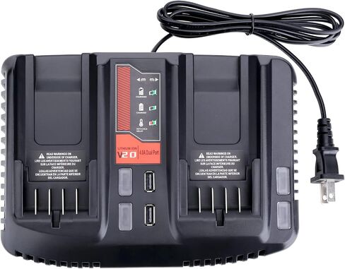 CMCB104 V20 بطارية استبدال شاحن سريع للحرفي V20 الحرفي 20 فولت كحد أقصى بطاريات ليثيوم مدمجة بطارية ليثيوم CMCB202 CMCB204 CMCB206 مع 2 منافذ USB in Saudi Arabia