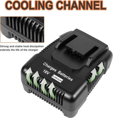 18V R86092 Fast Charger Lithium Battery Charger for RIDGID Tools 18V Battery R840083, R840085, R840086, R840087, AC840085, AC840086, AC840087P AC840089 etc. in Saudi Arabia