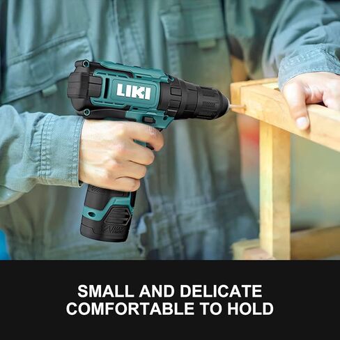 Electric Drilling Machine, Cordless Drilling Machine，12V Drill Driver with w/Li-ion Battery/Charger，for Torpedo Level, Wire Pliers for Wood, Furniture Installation in Kuwait