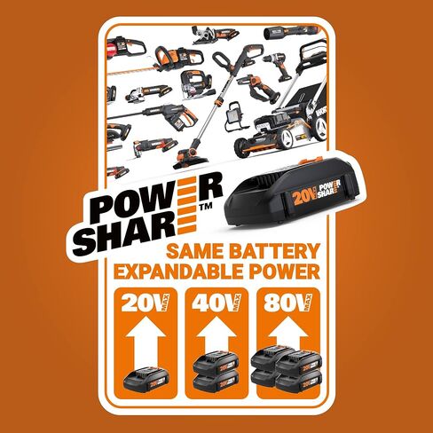 Worx WX856L 20V Power Share 10 "ملمع ومخزن عازل لاسلكي in Kuwait