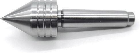 Taytools 773963 MT1 Live Revolving Lathe Center, 60 Degree Point, Double Bearings, Hardened Alloy Steel (MT1) in Saudi Arabia