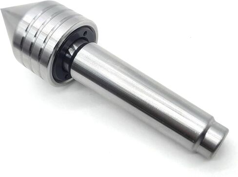 Taytools 773963 MT1 Live Revolving Lathe Center, 60 Degree Point, Double Bearings, Hardened Alloy Steel (MT1) in Saudi Arabia