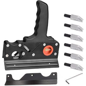 Eewudwok Hand Planer for Woodworking-Wood Chamfer Plane Edge Corner Flattening Tool Bird Shap-Chamfering Bevel Planer DIY Edge Banding Trimmer W/ 6 Blades (Alloy Steel) in Saudi Arabia