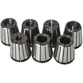 7Pcs ER32 Spring Collet Set 1/8-3/4 Inch for CNC Milling Lathe Tool and Engraving Machine Carbon Steel