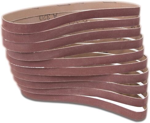 WEN 6307SP80 80-Grit 1/2 x 18" Sanding Belt Sandpaper (10 Pack) in Saudi Arabia