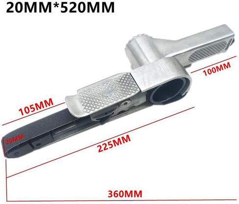 Mini Air Belt Sander, Pneumatic Handheld Angle Grinder Tool for Wood Metal Sanding Grinding (330x10mm) in Saudi Arabia