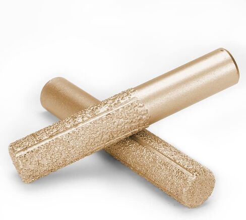 2Pcs 1/4'' Shank Straight Brazed Diamond Profile Wheel Router Bit for Marble Granite Stone Hells Tile Edge Electric Router Profiling Cutting (2Pcs 1/4'' Shank) in Saudi Arabia