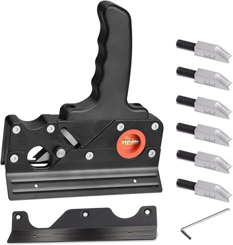 Eewudwok Hand Planer for Woodworking-Wood Chamfer Plane Edge Corner Flattening Tool Bird Shap-Chamfering Bevel Planer DIY Edge Banding Trimmer W/ 6 Blades (Alloy Steel) in Saudi Arabia