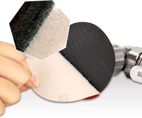 SPTA Mini Air Angle Sander Grinder Air Random Palm Sander Air Orbital Sander with M6 Backing Plate Car Polisher Sets with 36Pcs Mix Grit 80mm, 50mm, 25mm Sanding Disc Sanding Pads in Kuwait