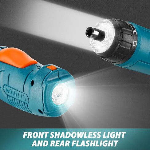 مجموعة ادوات مفك براغي لاسلكية 124 قطعة 4 فولت من اليابو، اعدادات عزم دوران 6+1، 3 اوضاع قابلة للتعديل، مفك براغي كهربائي 4 نيوتن متر، عمود مرن، مجموعة ادوات يدوية للمنزل مع صندوق تخزين in Kuwait