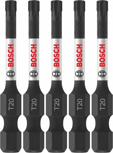 BOSCH ITT20205 5-Pack 2 In. Torx #20 Impact Tough Screwdriving Power Bits in Saudi Arabia