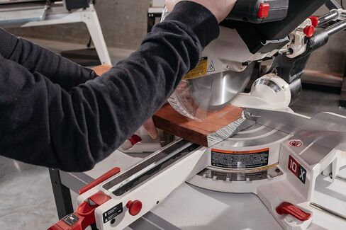 JET JMS-10X, 10-Inch Sliding Dual-Bevel Compound Miter Saw (707210) and Universal Benchtop Machine Table (728100) in Saudi Arabia
