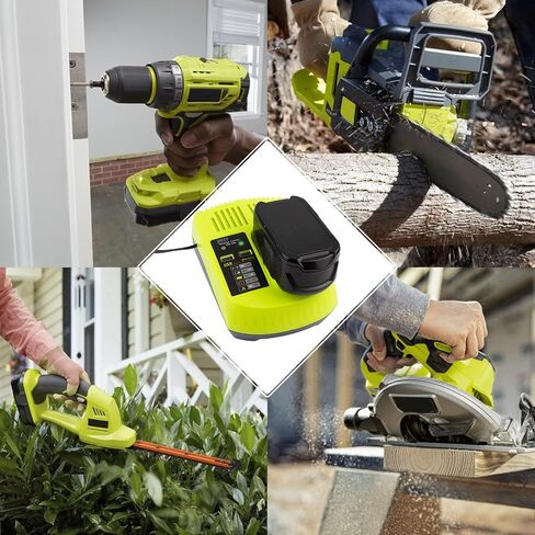 شاحن ذكي P117 سريع (متعدد الكيمياء) لـ Ryobi 12V-18V ONE+ NiCd/NiMh/ليثيوم شاحن بطارية مناسب P100 P101 P102 P103 P105 P107 P108 P122 P189 P191 P197 P200 in Saudi Arabia