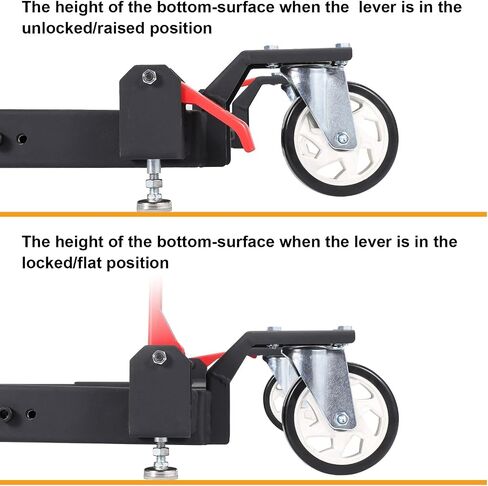 Mobile Base, Towallmark Heavy-duty Mobile Base Kit for Equipment, 1550LBS Load-Bearing, Industrial Strength Mobile Base with 5 Inch Wheels, Universal for Equipment, Power Tools, Machines in Saudi Arabia