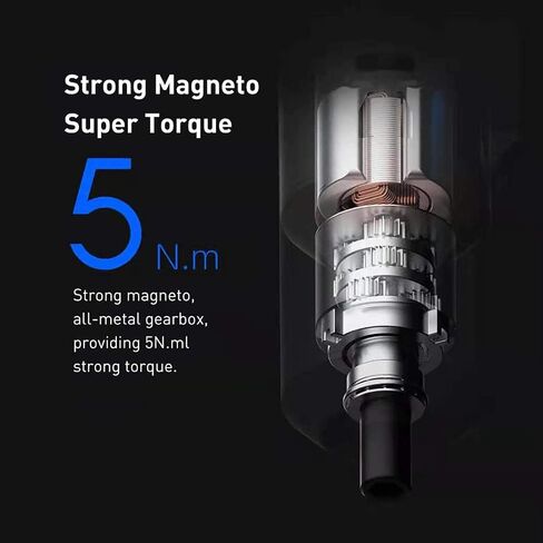 Xiaomi Mi Cordless Screwdriver 3.6V, 2000mAh Rechargable Battery. Patented One-piece body with USB-C charging port. High 5-N.m Torque Cordless Portable Screwdriver with 12 pieces of S2 Steel Bits in Saudi Arabia