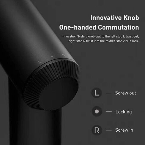Xiaomi Mi Cordless Screwdriver 3.6V, 2000mAh Rechargable Battery. Patented One-piece body with USB-C charging port. High 5-N.m Torque Cordless Portable Screwdriver with 12 pieces of S2 Steel Bits in Saudi Arabia