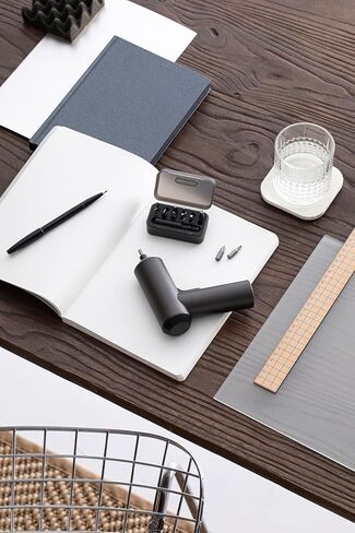 Xiaomi Mi Cordless Screwdriver 3.6V, 2000mAh Rechargable Battery. Patented One-piece body with USB-C charging port. High 5-N.m Torque Cordless Portable Screwdriver with 12 pieces of S2 Steel Bits in Saudi Arabia