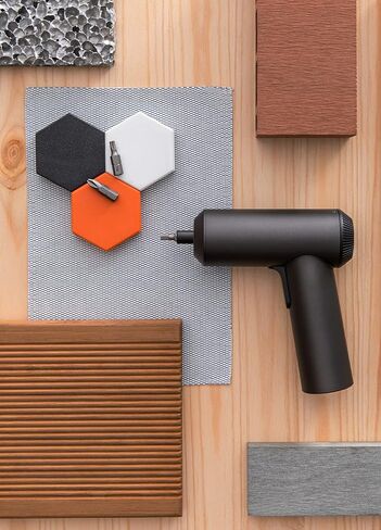 Xiaomi Mi Cordless Screwdriver 3.6V, 2000mAh Rechargable Battery. Patented One-piece body with USB-C charging port. High 5-N.m Torque Cordless Portable Screwdriver with 12 pieces of S2 Steel Bits in Saudi Arabia