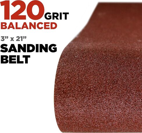 Makita 15 Piece - 3" Multi-Grit Sanding Belt Set For 3"x21" Belt Sanders – Complete Sanding Set For Wood & Metal - 60-240 Grits in Saudi Arabia