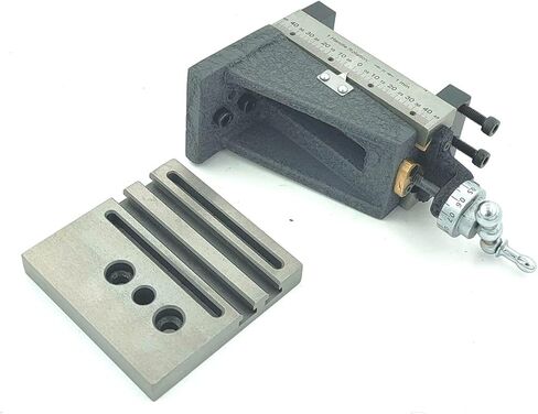 New Design Mini Vertical Milling Slide with Base Plate- Direct Mounting on 7 x 14 Mini Lathe Machine ((Swivel Type- No Clamps)) in Kuwait