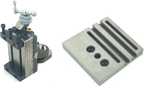New Design Mini Vertical Milling Slide with Base Plate- Direct Mounting on 7 x 14 Mini Lathe Machine ((Swivel Type- No Clamps)) in Kuwait