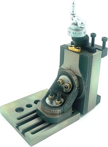 New Design Mini Vertical Milling Slide with Base Plate- Direct Mounting on 7 x 14 Mini Lathe Machine ((Swivel Type- No Clamps)) in Kuwait