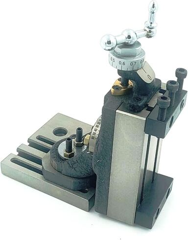 New Design Mini Vertical Milling Slide with Base Plate- Direct Mounting on 7 x 14 Mini Lathe Machine ((Swivel Type- No Clamps)) in Kuwait