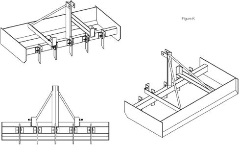 3pt Box Blade Plans DIY Garden Box Scraper Tractor Attachment Build Your Own in Saudi Arabia