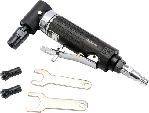 Air Die Grinder with 1/4"(6MM) and 1/8"(3MM) Collets, Pneumatic Die Grinder Kit, 22000 RPM in Saudi Arabia