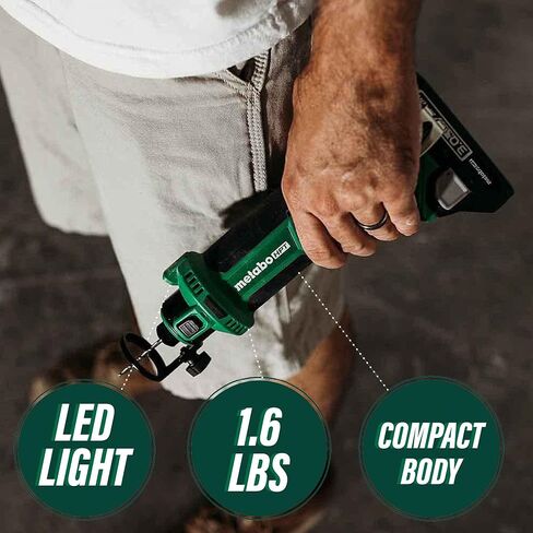 Metabo HPT 18V MultiVolt™ Cordless Drywall Cut-Out Tool | Tool Only - No Battery | Brushless Motor | 28,000 RPM | 1/8-Inch & 1/4-Inch Collets | M18DYAQ4 in Saudi Arabia