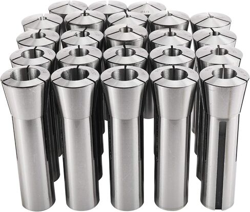 BTSHUB 23pc 1/16-3/4 inches Precision R8 Collets Set Mill Chuck Holder Hardened T.I.R. 0.0006" Lathe in Saudi Arabia