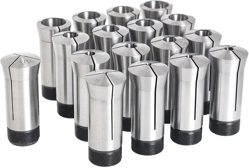 mitoharet 17-Pack Precision 5C Collet Set, 1/8 to 1-1/8in Mill Chuck Holder Replacement for for Automatic Lathes CNC Lathes in Saudi Arabia