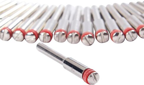 Rotary Tool Mandrels 25 Pcs 1/8 inch for Fiberglass Cut Off Discs, Accessories, and Wheels Stem Connection 402 Compatible with Dremel Cutting Discs in Saudi Arabia